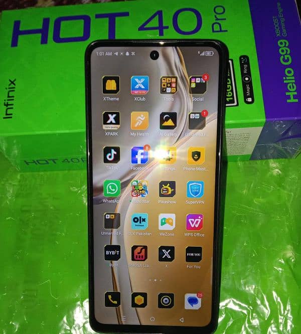 8+8 256 gb hot 40pro 2