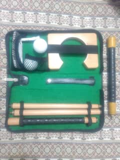 Golf Putter Executive set for indoor in Wooden and Aluminium 2 sets