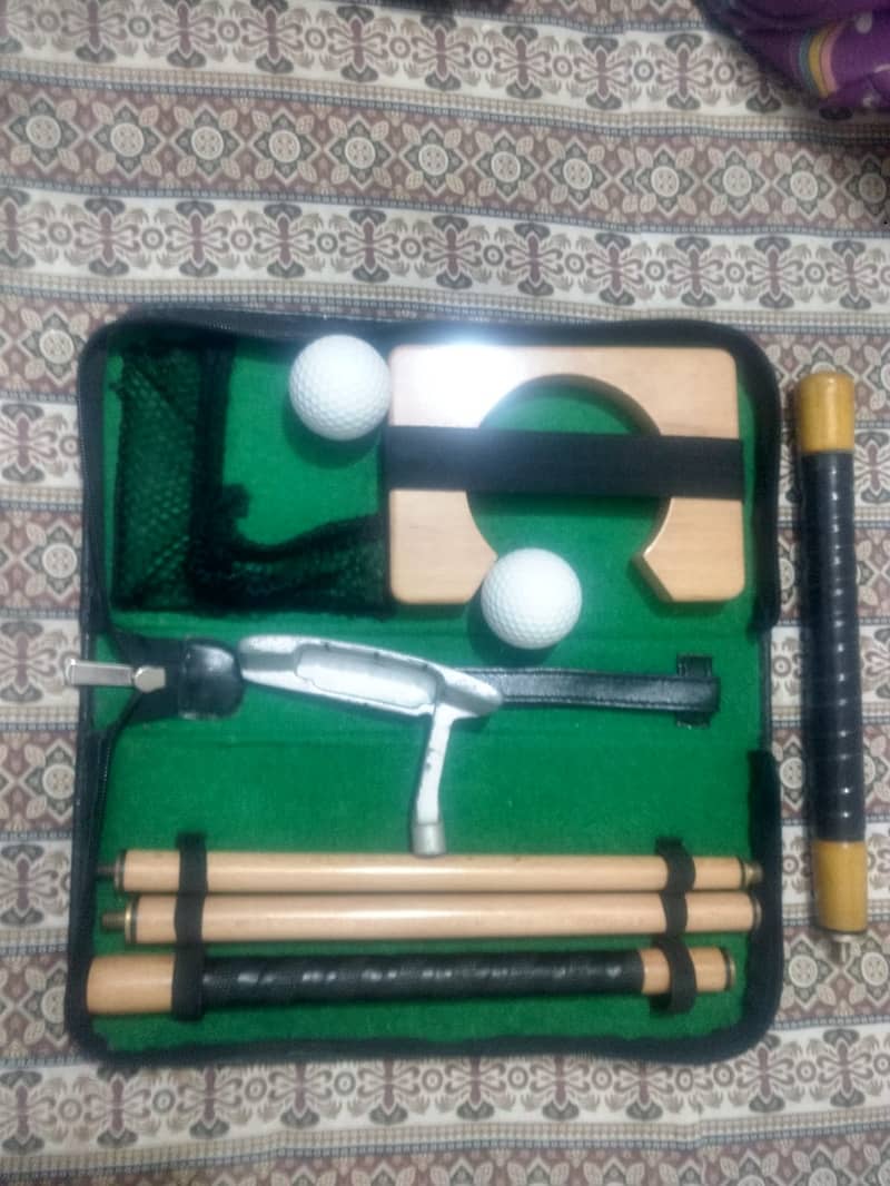 Golf Putter Executive set for indoor in Wooden and Aluminium 2 sets 1