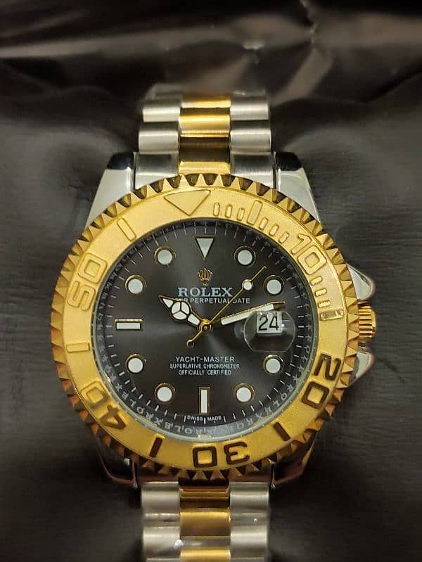 Rolex Yacht Master//Dourado With Box 1