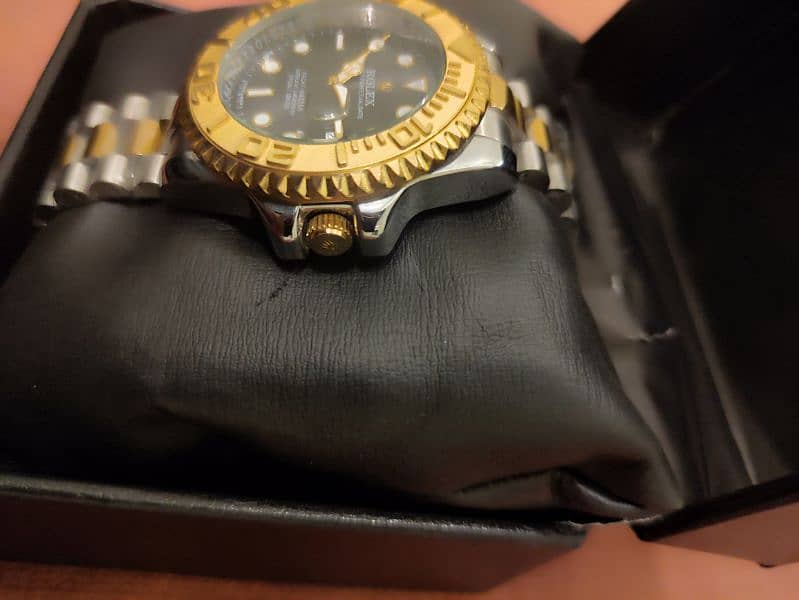 Rolex Yacht Master//Dourado With Box 2