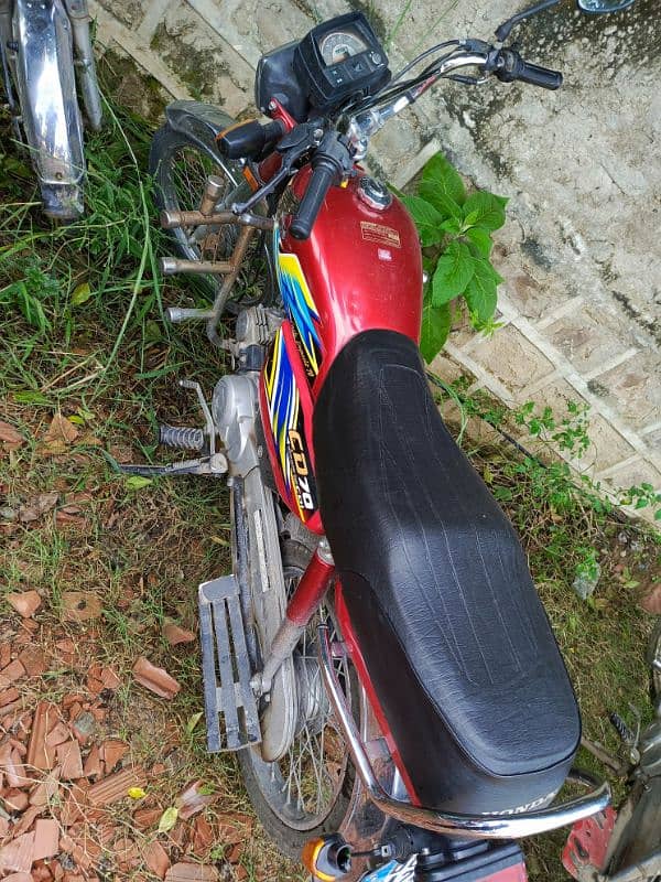 Honda CD 70 2021 RED, Urgent sale 1