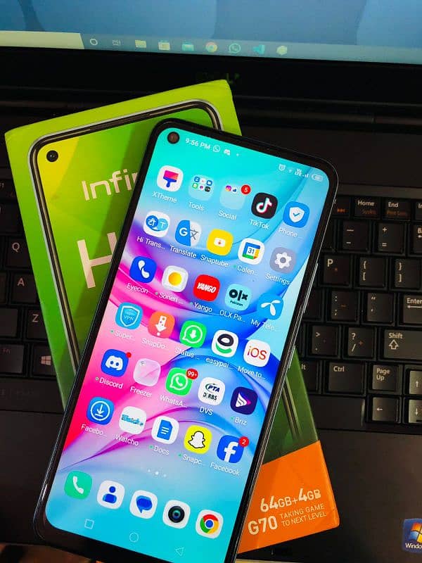 INFINIX HOT 10 4 64 WITH BOX 1