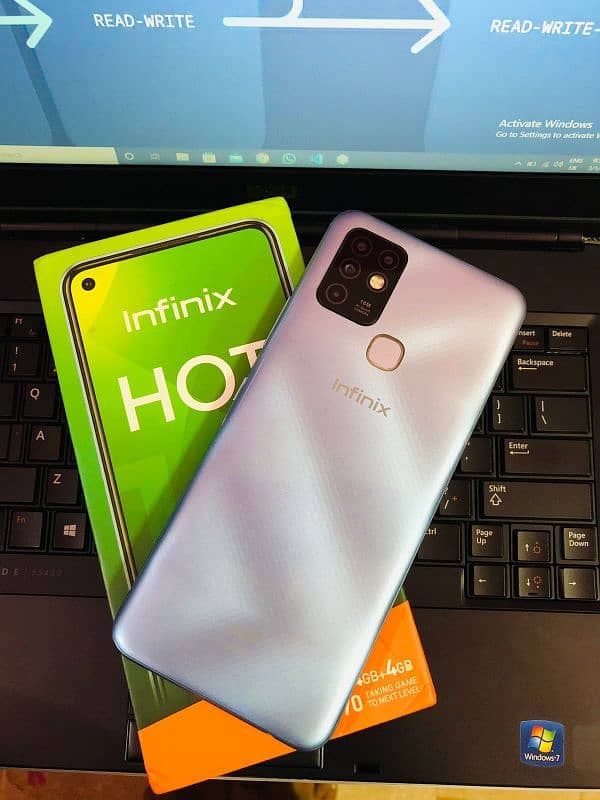 INFINIX HOT 10 4 64 WITH BOX 2