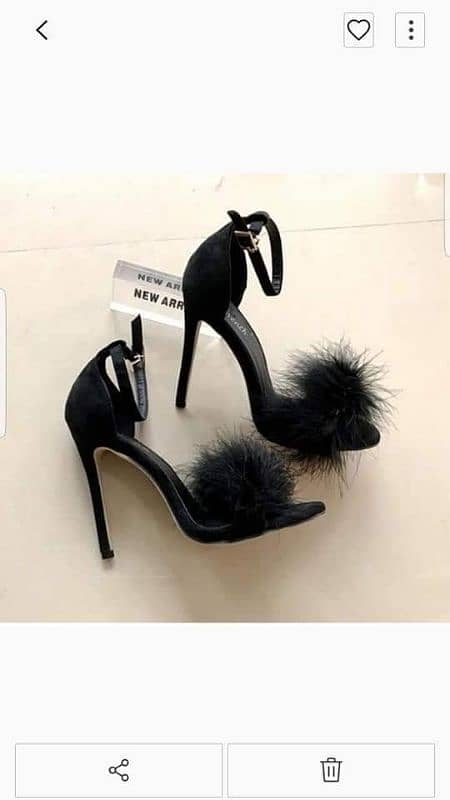 New imported fur heels 0