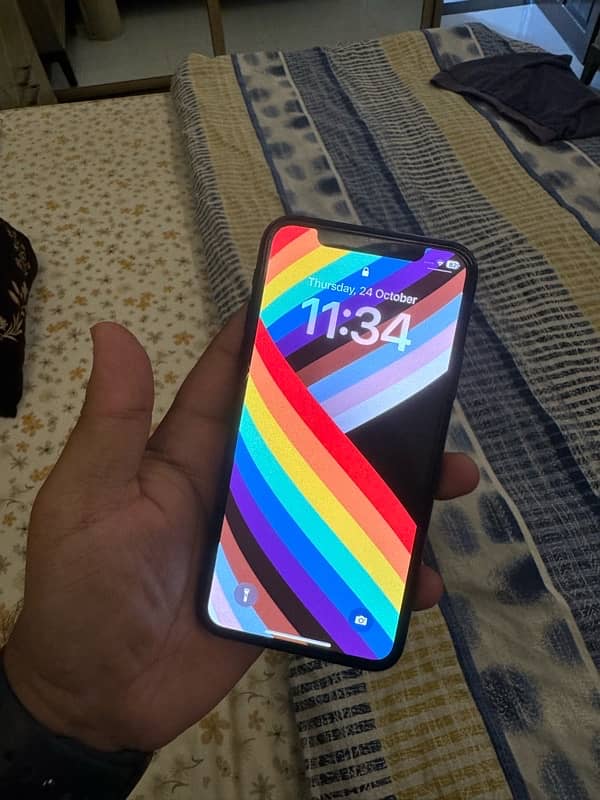 iphone x black color 256gb pta approved 3