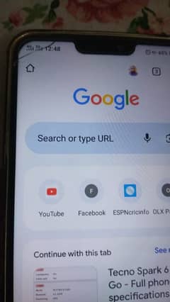 Vivo y85a 4gb 64gb Minor screen cracked