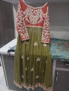 mehandi dress new condition