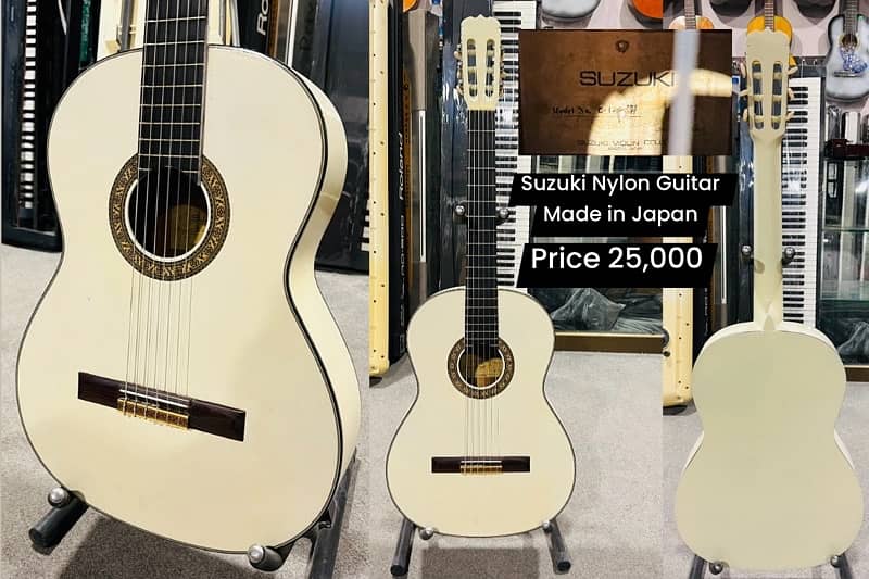 Nylon guitar Acoustic Guitar Electric Bass Guitars  Keyboard piano 6