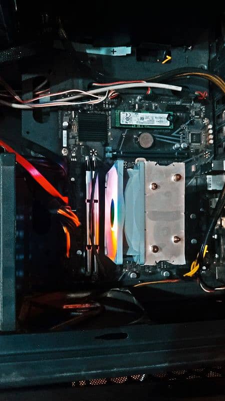 combo of mobo, cpu, cooler and ram 9