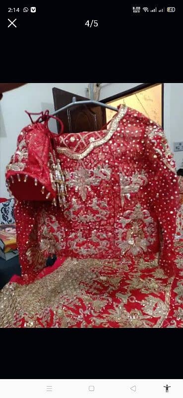 Bridal barat dress by zaahr Ahmad 4