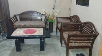 Stylish Wooden 5 Seater Sofa Set for Sale