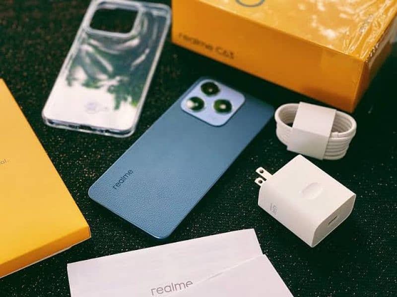 realme c63 6/6 128  just box open need money 1