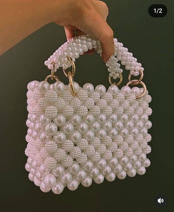 Beautiful pearl bag 7