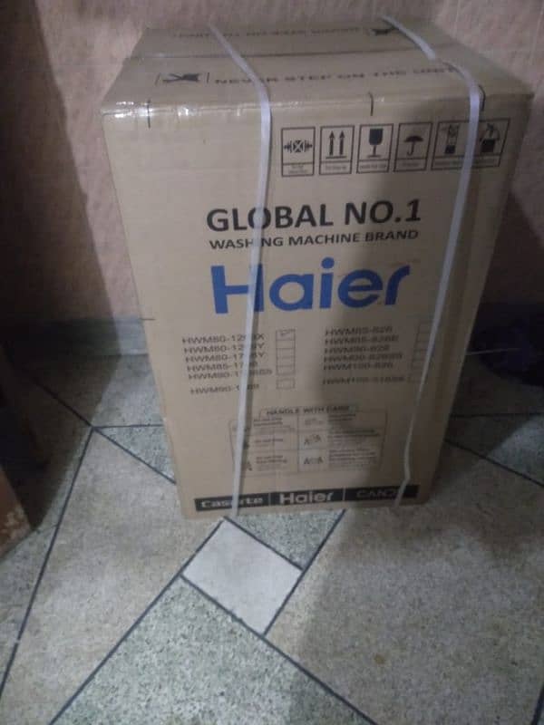 haier 1269x latest model. full automatic washing machine brand new 1