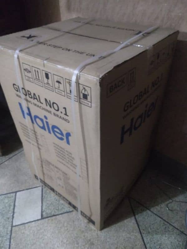 haier 1269x latest model. full automatic washing machine brand new 2