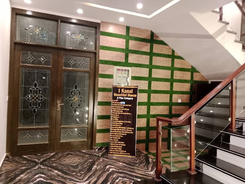 1 Kanal Brand New Dubble storey house available for sale in Nespak 3 defence Road Lahore 7