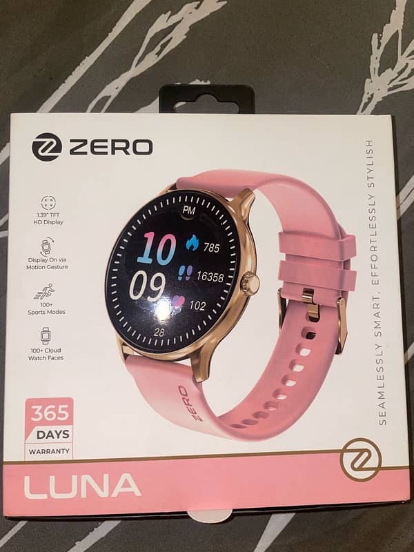 ZERO ROSEGOLD LUNA Smartwatch for Rs. 5000 0