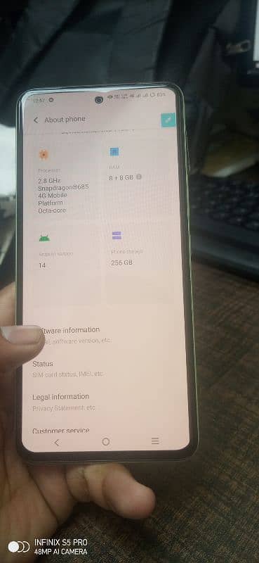 ViVo Y100 8GB Ram 256GB Rom 5