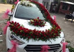 Fresh Flower Car & Artificial flowers Decoration/ Flower Decor Service