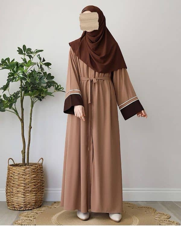 Crown Abaya with stoller 4