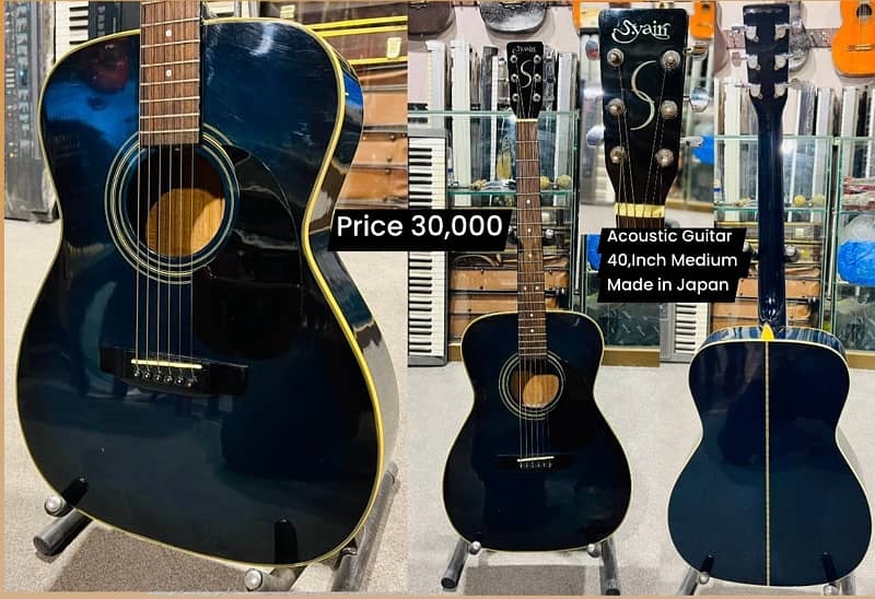 Acoustic Guitar Electric Guitar Nylon. Bass Guitar Keyboard pianos 9