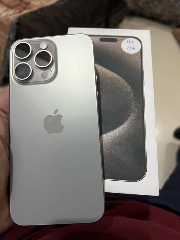 iphone 15 pro max 256gb HK Model PTA Approved 3