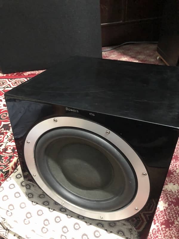 bowers and wilkins B&w asw10cm powered active woofer    kef polk audio 2