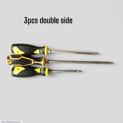 3pcs stainless steel screw driver