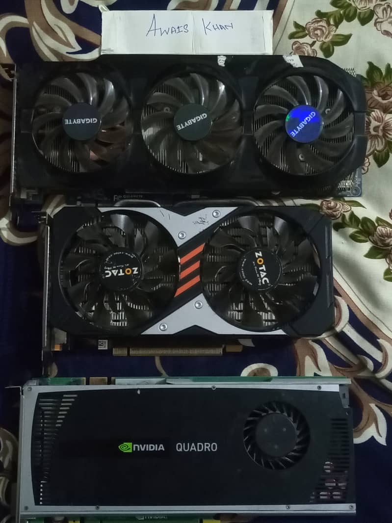 Graphics card for sell (Read Add) Gtx960 and R9 280 And Quadro 4000 0