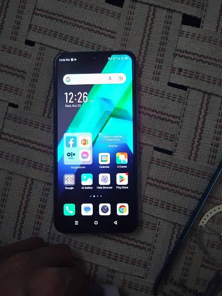 Infinix note 12 8,128 box charger sath h saf condition. 5