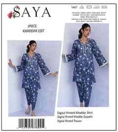 _WINTER COLLECTION_ *SAYA (2024) _KHADDAR 3PC_