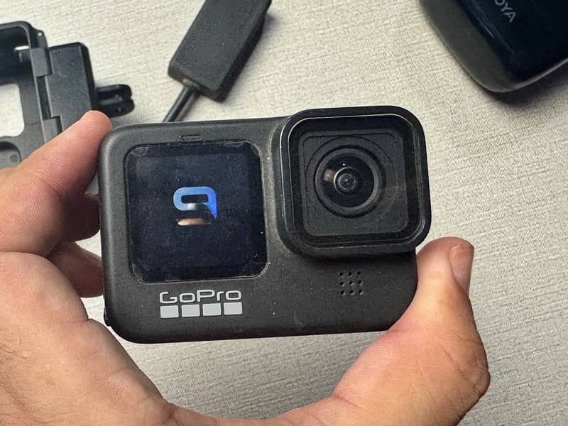 Gopro Hero 9 with Mic Adopter and Case 1