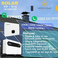 Growatt ongrid inverters 10KW | 15KW | 20KW | 25KW | 50KW | 125KW 0