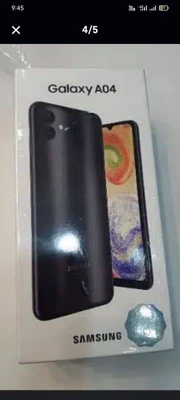 Samsung A04 full box 4/64 2