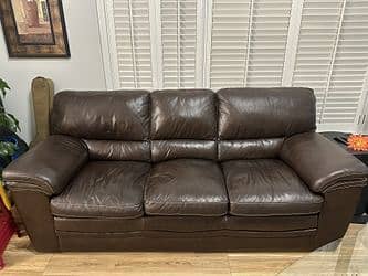 7 seater leather sofa set available for sale 0