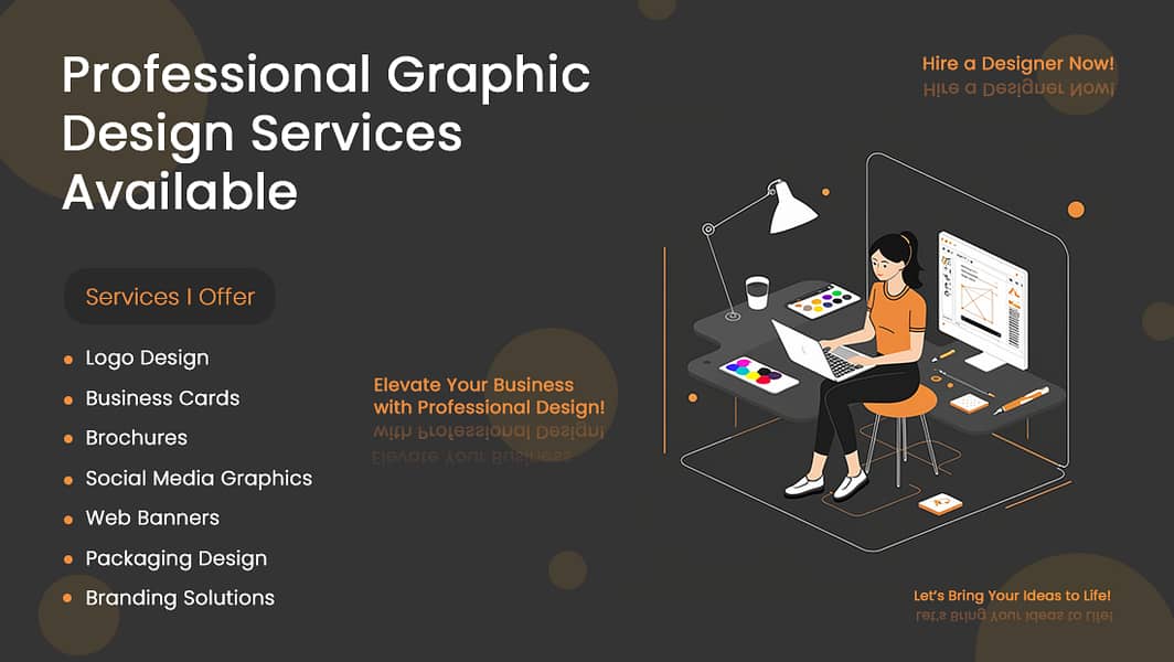 Freelance Graphic Designer for Logos, Flyers, Brochures, and More 0