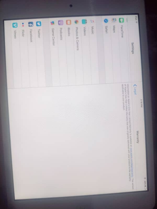 iPhone iPad 12 GB no open  only bypass 5