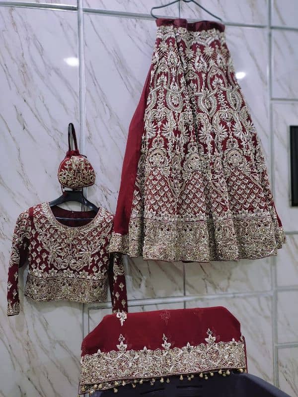 Brand New Stitched Bridal Lehanga 0