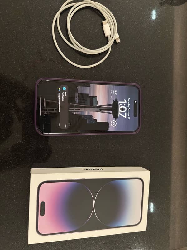 iPhone 14 Pro Max 256GB PTA Approved Deep Purple 1