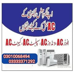 split AC window AC DC Inverter AC sale karne ke liye Rabta kare