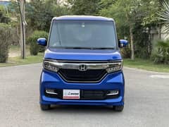 Honda N Box Custom-Blue 2020