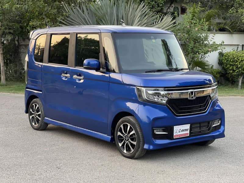 Honda N Box Custom-Blue 2020 9