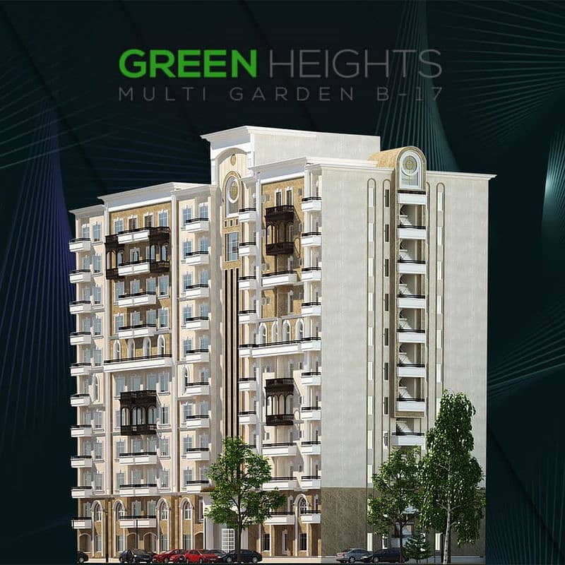 B-17 Residential GREEN HEIGHT 2 Bed Room Luxury apartment 3