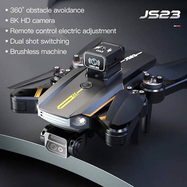 JS23Pro  Double Camera Foldable Drone With Brushless Motors 3