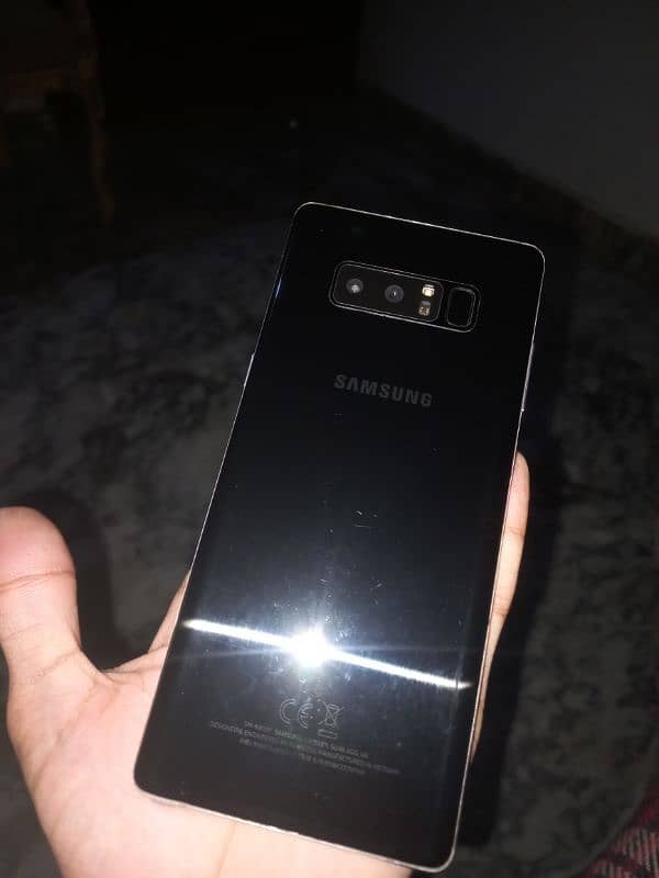 Samsung galaxy note 8 black colour 6/64 condition 10/8.5 13