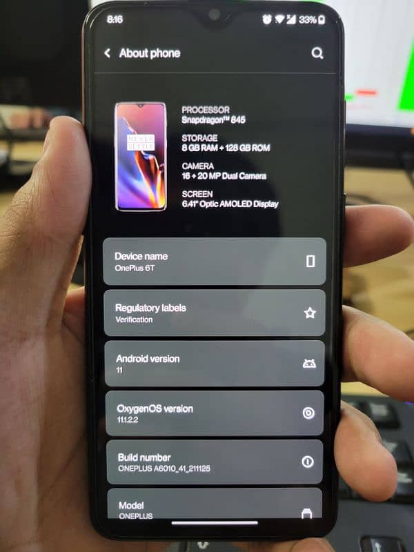 OnePlus 6T 8/128gb Global Dual Sim 7