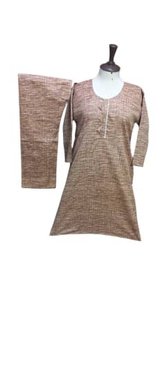 2 PCs woman's stitched khaddar