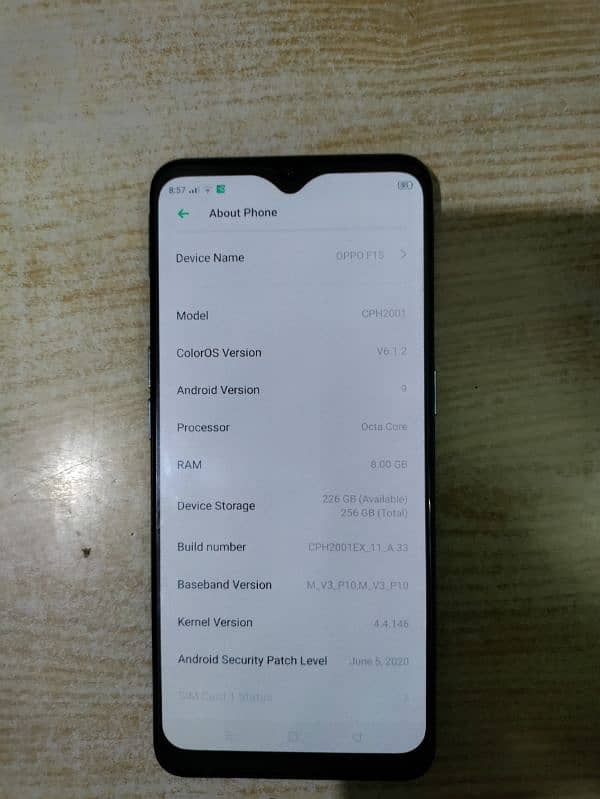 oppo f15 8:256 3