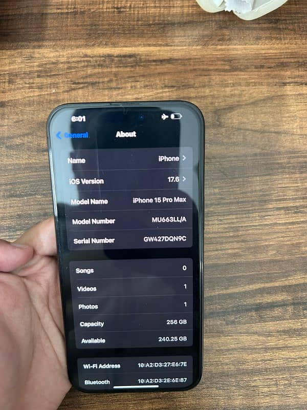 iphone 15 pro max 256gb Factory Unlock 6